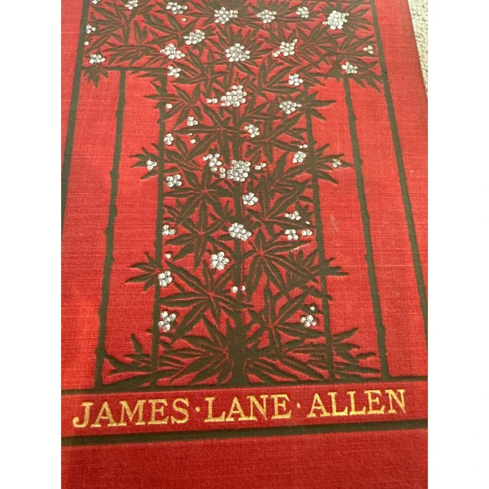 The Reign of Law James Lane Allen Kentucky Hemp Fields Red Hardcover 1900 1st Ed